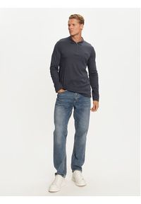 Calvin Klein Polo K10K113586 Niebieski Slim Fit. Typ kołnierza: polo. Kolor: niebieski. Materiał: bawełna #5