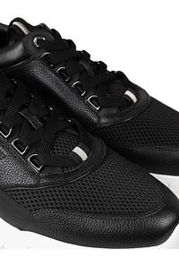 Bally Sneakersy "Birky-T" | 6230655 | Birky-T | Mężczyzna | Czarny. Kolor: czarny. Materiał: materiał, skóra. Wzór: aplikacja #5