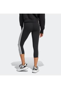 Adidas - Legginsy fitness damskie ADIDAS. Materiał: włókno, materiał, bawełna. Sport: fitness