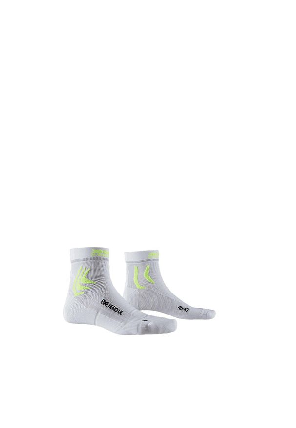 X-Socks - Skarpety rowerowe X-SOCKS BIKE HERO UL 4.0. Kolor: biały. Sport: kolarstwo