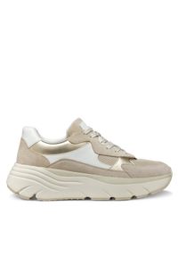 Geox Sneakersy D Diamanta D45UFB 05422 C1ZH6 Beżowy. Kolor: beżowy. Materiał: zamsz, skóra