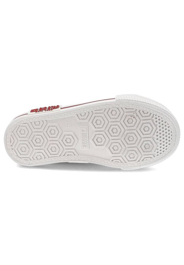 Big-Star - Czerwone Trampki Big Star Dziecięce Wsuwane Buty. Okazja: na uczelnię. Zapięcie: bez zapięcia. Kolor: czerwony. Materiał: materiał. Szerokość cholewki: normalna