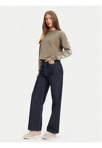 Guess Bluza V3BQ16 KB3P2 Brązowy Regular Fit. Kolor: brązowy. Materiał: bawełna #3
