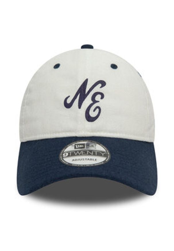 New Era Czapka z daszkiem Linen Script 920 Ne 60503546 Écru. Materiał: materiał