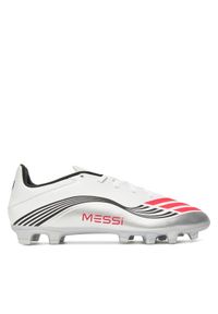 Adidas - adidas Buty do piłki nożnej F50 Messi Club JP7443 Biały. Kolor: biały. Materiał: skóra #1