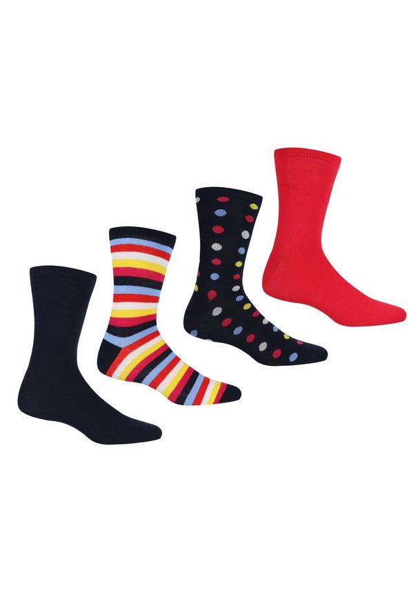 Regatta - Skarpetki Do Kostek Zestaw Damskie Lifestyle 4pak. Kolor: różowy. Sport: turystyka piesza