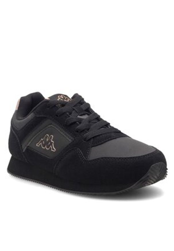 Kappa Sneakersy LOGO FOLESW 321H5XW-A3B Czarny. Kolor: czarny. Materiał: materiał