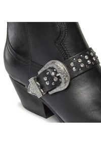 Guess Botki Hermine FL7HRM LEA10 Czarny. Kolor: czarny. Materiał: skóra #6