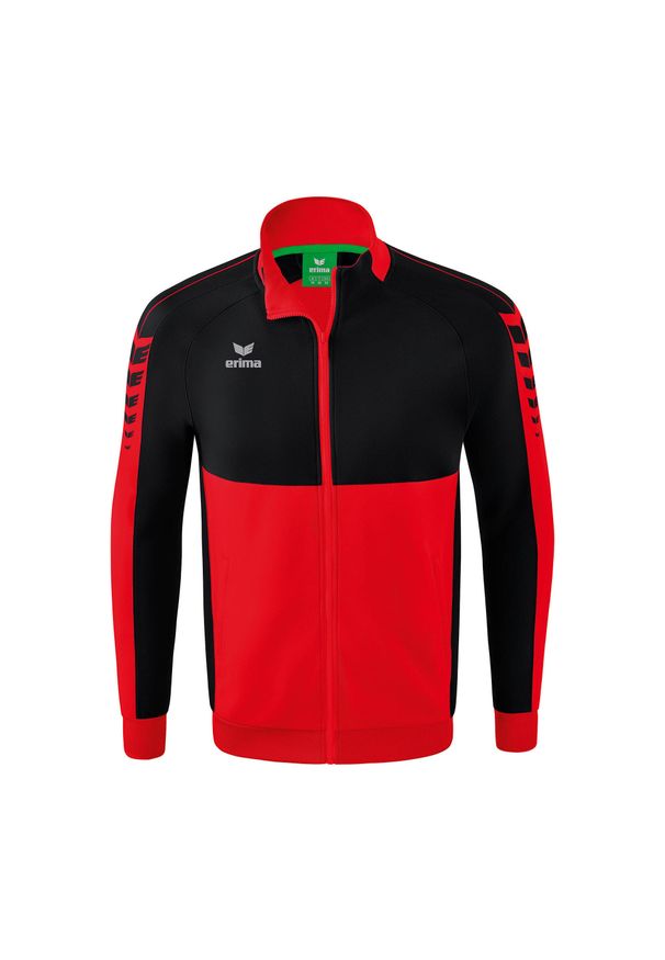 ERIMA - Dziecięca bluza dresowa Erima Worker Six Wings. Kolor: wielokolorowy, czarny, czerwony. Materiał: dresówka. Sport: fitness, piłka ręczna