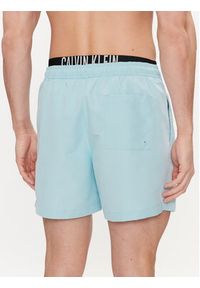 Calvin Klein Swimwear Szorty kąpielowe KM0KM00992 Niebieski Regular Fit. Kolor: niebieski. Materiał: syntetyk #2