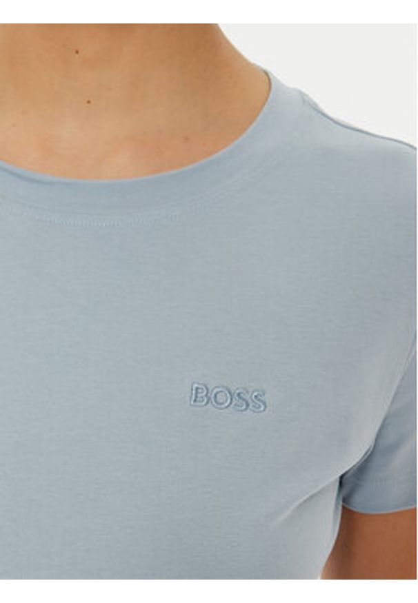 BOSS T-Shirt C_Esogo_1 50506973 Niebieski Slim Fit. Kolor: niebieski. Materiał: bawełna