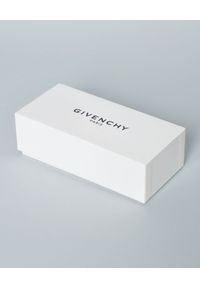 Givenchy - GIVENCHY - Okulary przeciwsłoneczne. Kolor: czarny. Materiał: kauczuk, materiał. Wzór: aplikacja #3