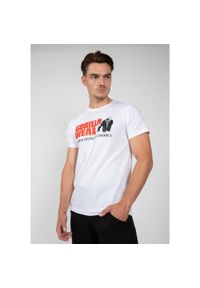 GORILLA WEAR - Koszulka fitness męska Gorilla Wear Classic T-shirt. Kolor: biały. Sport: fitness