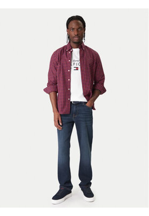 TOMMY HILFIGER - Tommy Hilfiger Jeansy Denton MW0MW41902 Granatowy Straight Fit. Kolor: niebieski