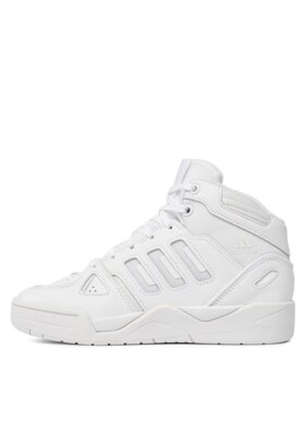 Adidas - adidas Sneakersy Midcity Mid IF6665 Biały. Kolor: biały. Materiał: skóra