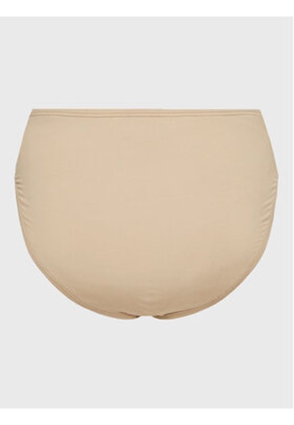 MICHAEL Michael Kors Dół od bikini Solids Belted MM2F586 Beżowy. Kolor: beżowy. Materiał: syntetyk
