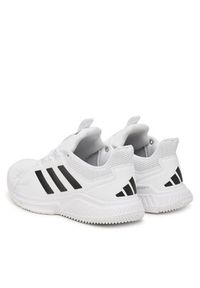 Adidas - adidas Buty halowe Court Flight Indoor Shoes JR9576 Biały. Kolor: biały. Materiał: skóra #5
