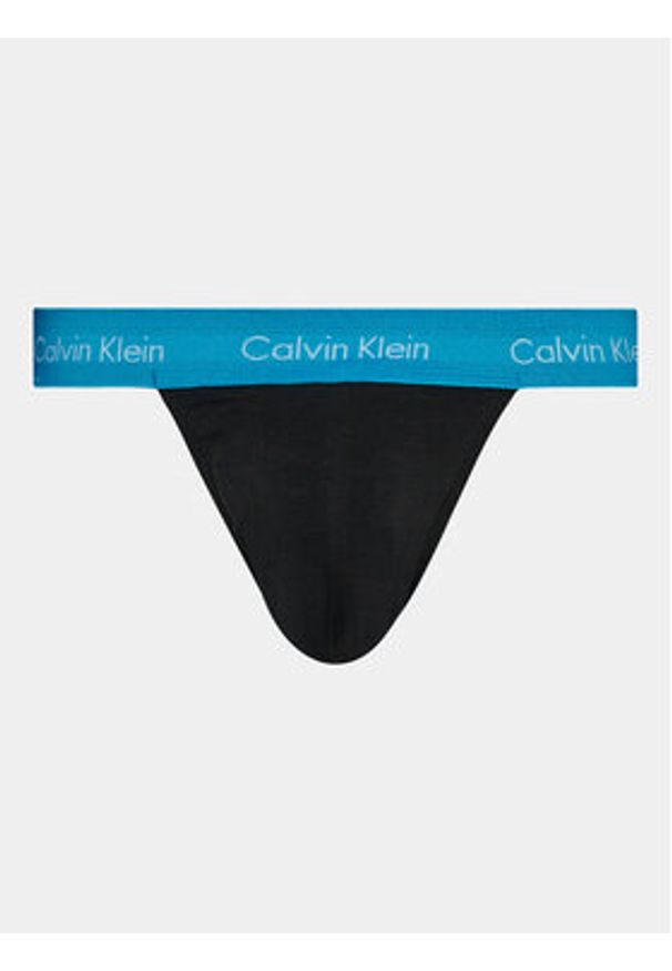 Calvin Klein Underwear Komplet 3 par slipów Jock Strap 000NB3363A Czarny. Kolor: czarny. Materiał: bawełna