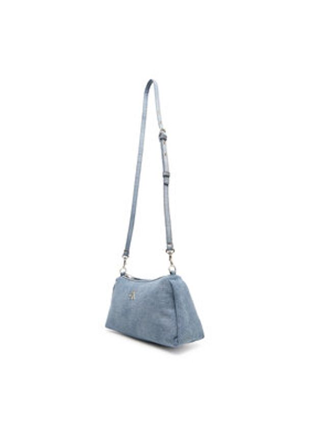 Calvin Klein Torebka Denim Layla Shoulder Bag Sm LV04F3222G Niebieski. Kolor: niebieski