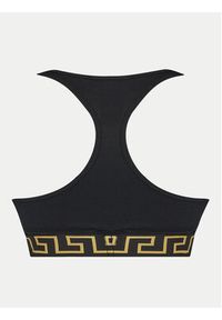 VERSACE - Versace Biustonosz top AUD01039 1A10011 Czarny. Kolor: czarny. Materiał: bawełna #7