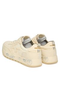 Premiata Sneakersy NOUS VAR 7733 Beżowy. Kolor: beżowy. Materiał: zamsz, skóra #4
