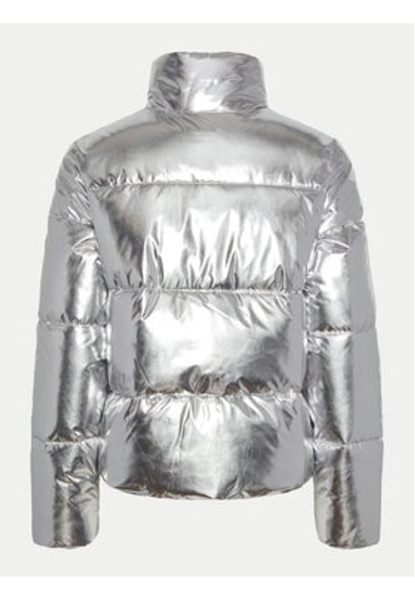 Pieces Kurtka zimowa Namie 17151539 Srebrny Regular Fit. Kolor: srebrny. Materiał: syntetyk. Sezon: zima