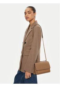 MICHAEL Michael Kors Torebka Claire 30R5GC7L3V Brązowy. Kolor: brązowy. Materiał: skórzane