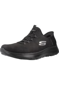 skechers - Tenisówki Skechers Model Summits-unknown Trai Slip-ins Kolor Czarny. Kolor: czarny. Materiał: syntetyk, materiał
