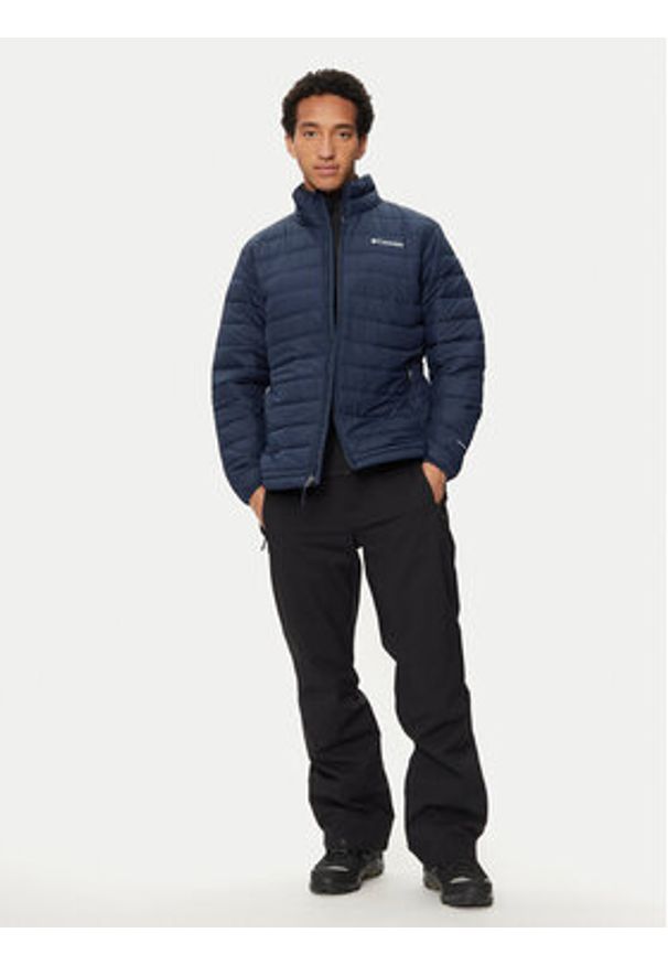 columbia - Columbia Kurtka przejściowa Powder Lite™ II 2086964 Granatowy Regular Fit. Kolor: niebieski. Materiał: syntetyk