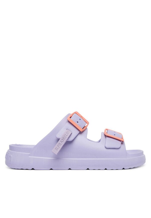Klapki D.Franklin. Kolor: fioletowy