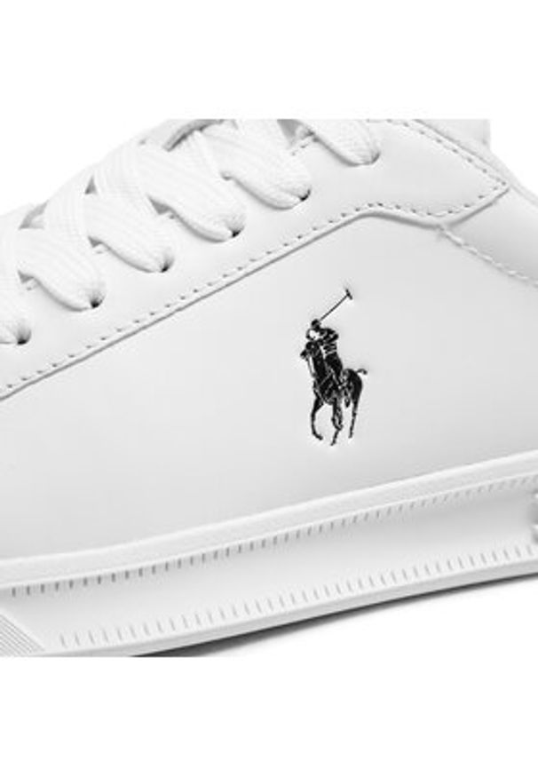 Polo Ralph Lauren Sneakersy Hrt Ct II 809829824005 Biały. Kolor: biały. Materiał: skóra