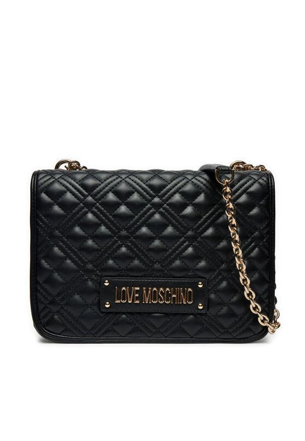 Love Moschino - LOVE MOSCHINO Torebka JC4000PP1LLA0000 Czarny. Kolor: czarny. Materiał: skórzane