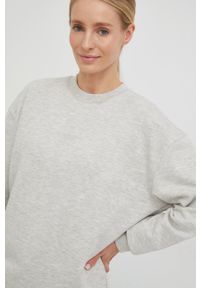ARKK Copenhagen - Arkk Copenhagen bluza unisex kolor szary melanżowa. Kolor: szary. Materiał: dzianina. Wzór: melanż #11