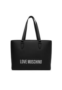 Love Moschino - LOVE MOSCHINO Torebka JC4190PP0NKD000B Czarny. Kolor: czarny. Materiał: skórzane