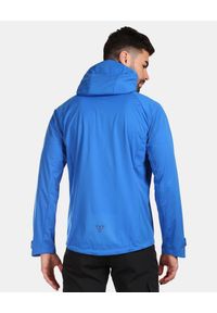 Kilpi Beltra-M Męska Kurtka Softshell Niebiesko-Brązowa L. Kolor: wielokolorowy, niebieski, szary, brązowy. Materiał: softshell. Sport: turystyka piesza #2