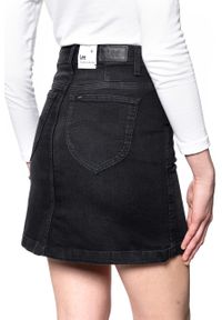 Lee - SPÓDNICA JEANSOWA LEE TAILORED A LINE SKIRT BLACK TYRO L38BCPJW 112108136. Materiał: jeans #3