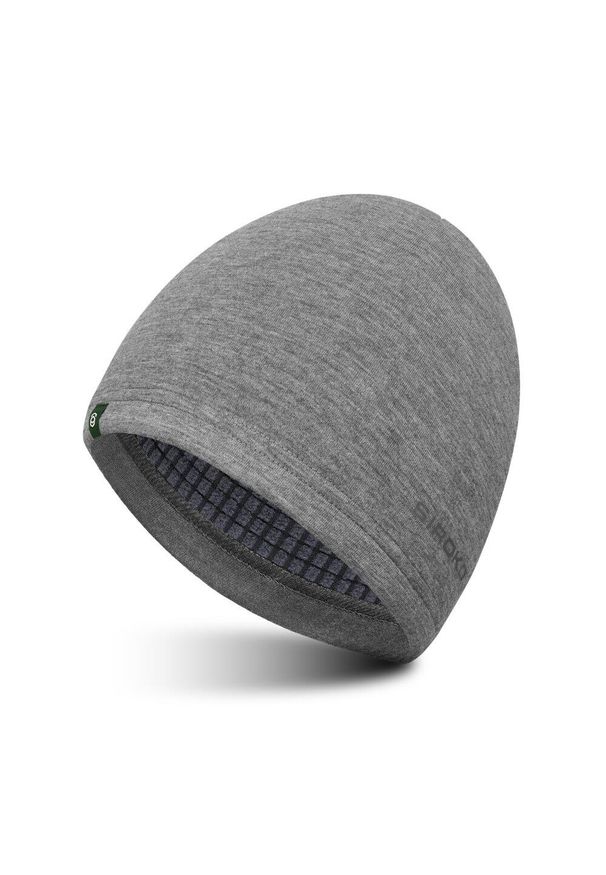 SIROKO - Termiczna czapka do biegania Fitness Siroko Gamma Melange Gray. Kolor: szary. Materiał: tkanina. Styl: sportowy