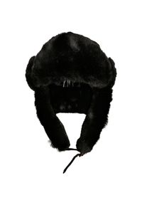 Chapka Urban Classics nylon. Kolor: czarny. Materiał: nylon. Sezon: zima #1