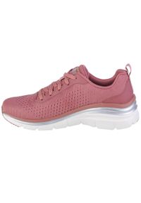 skechers - Buty sportowe Sneakersy damskie, Skechers Fashion Fit - Make Moves. Kolor: różowy. Sport: turystyka piesza