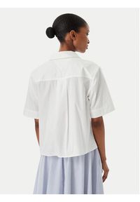 TOMMY HILFIGER - Tommy Hilfiger Koszula WW0WW48899 Biały Relaxed Fit. Kolor: biały. Materiał: bawełna #3