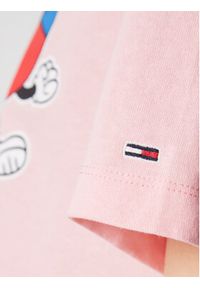 Tommy Jeans T-Shirt Sportees Runners DW0DW14923 Różowy Oversize. Kolor: różowy. Materiał: bawełna #4