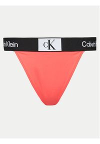 Calvin Klein Swimwear Dół od bikini KW0KW02351 Różowy. Kolor: różowy. Materiał: syntetyk #3