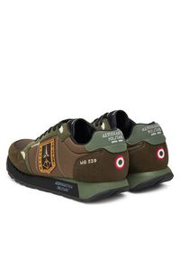 Aeronautica Militare Sneakersy 252SC0292UCT03331 Zielony. Kolor: zielony. Materiał: materiał #3