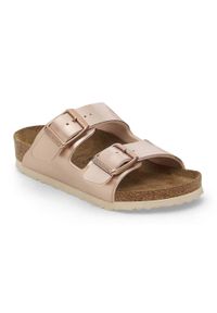 Klapki dla dzieci Birkenstock Arizona. Kolor: różowy. Materiał: materiał