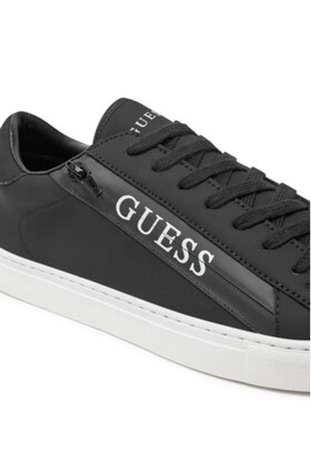 Guess Sneakersy Todi Iik FMFTOD ELE12 Czarny. Kolor: czarny. Materiał: skóra
