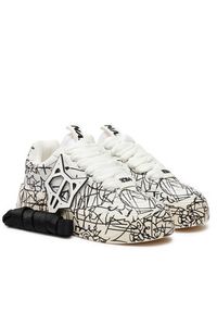 Naked Wolfe Sneakersy Kosa Kolorowy. Materiał: skóra. Wzór: kolorowy #3