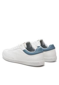 Calvin Klein Sneakersy Low Top Lace Up Lth HM0HM01790 Biały. Kolor: biały. Materiał: skóra