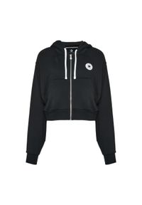 Bluza damska Converse Retro Full-Zip Hoodie. Kolor: czarny