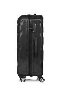 Ochnik - Komplet walizek na kółkach 19'/24'/28'. Kolor: czarny. Materiał: materiał, poliester, guma, kauczuk #12