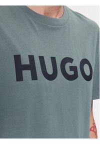 Hugo T-Shirt Dulivio 50467556 Zielony Regular Fit. Kolor: zielony. Materiał: bawełna #6